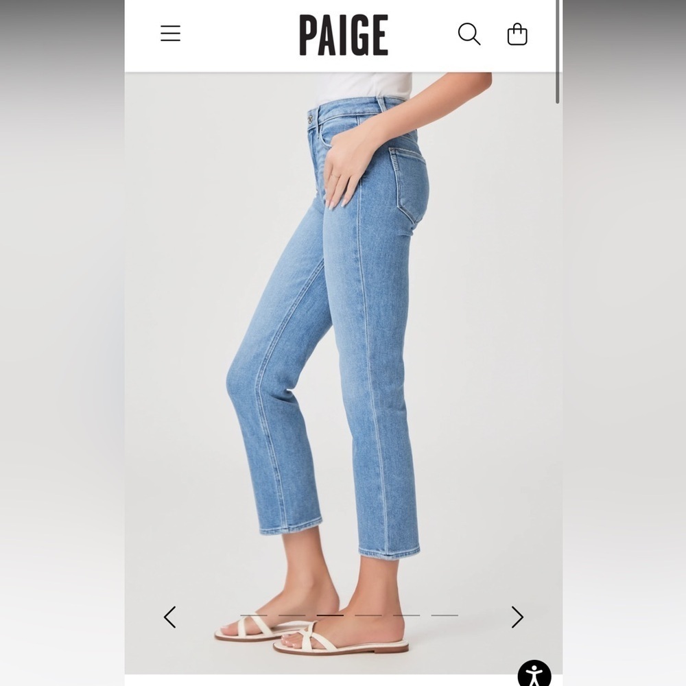 The PAIGE Straight Crop jeans - Picture 4 of 5